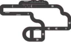 Vilacity - Dobbeltsidig bilbane, 42 deler
