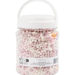 Voksperler i bøtte - Pastell, 6.000+ stk